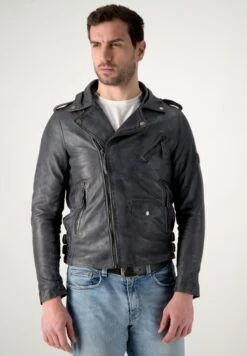 Leren Jassen Tussenjas Maddox Heren Grijs -Herenkleding Winkel 882c62f4d82aa0fa1c3a588625a2dd4a