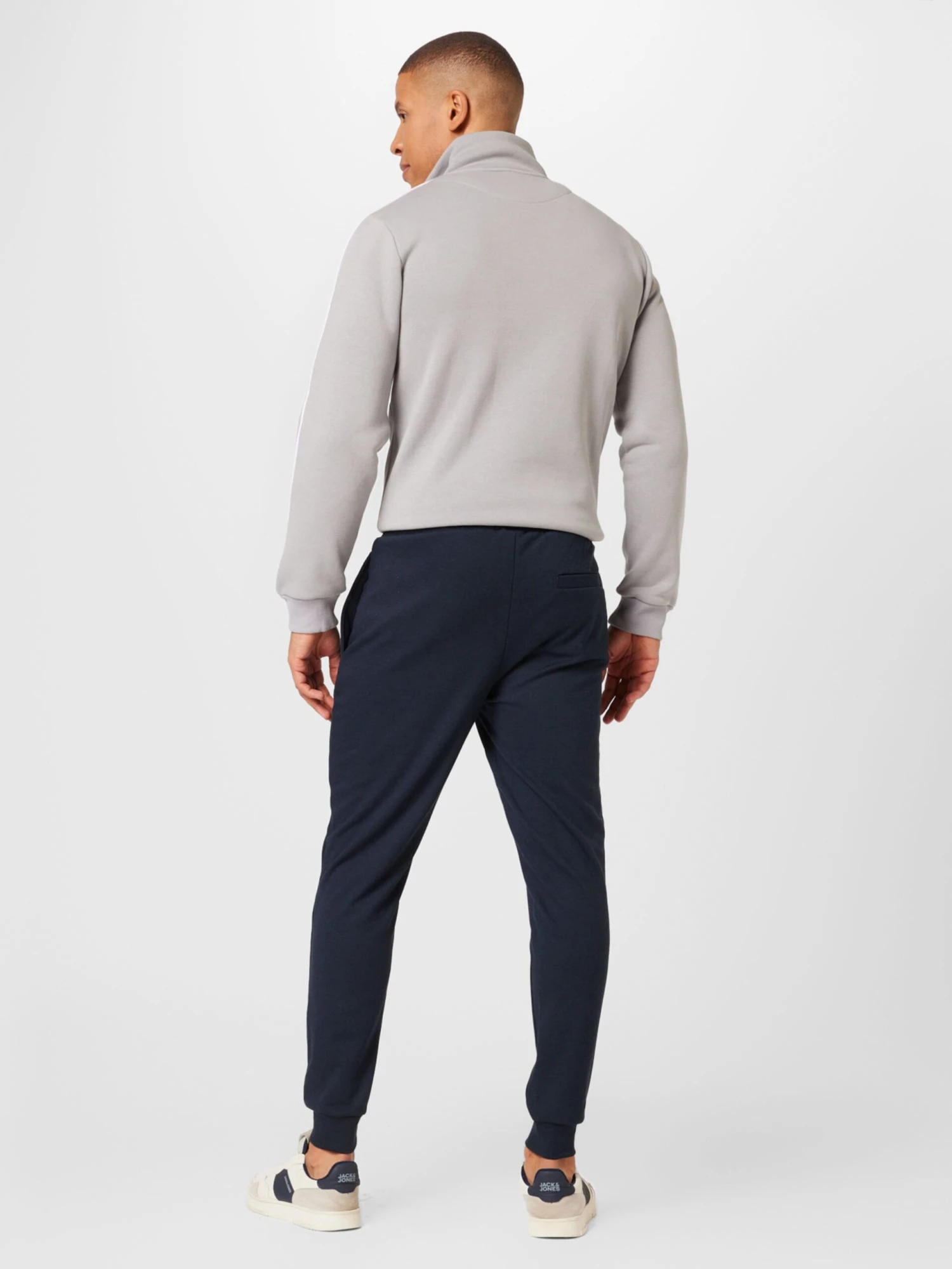 Sweatpants Tapered Broek Heren Navy 6 Sweatpants Tapered Broek Heren Navy - Afbeelding 4