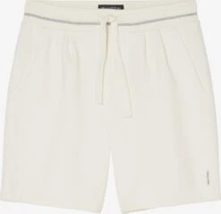 Marc O'Polo Sweat Shorts Loosefit Broek Heren Crème