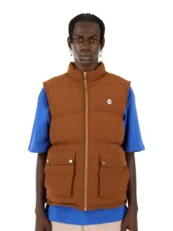 Bodywarmers Bodywarmer Good Times Heren Bruin -Herenkleding Winkel 88da93055026528f345374c95e21c444