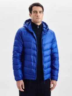 Seidensticker Donsjassen Winterjas Heren Blauw -Herenkleding Winkel 8a3fde4731f2ae44ed3c8cc5efc3c070