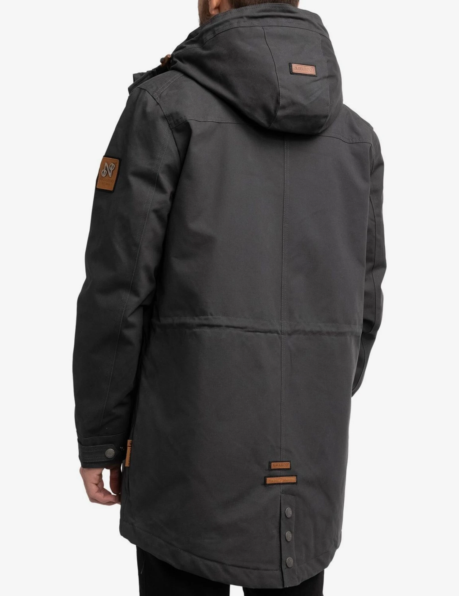 Navahoo Parkas Winterparka Manaka Heren Antraciet 7 Navahoo Parkas Winterparka Manaka Heren Antraciet - Afbeelding 5