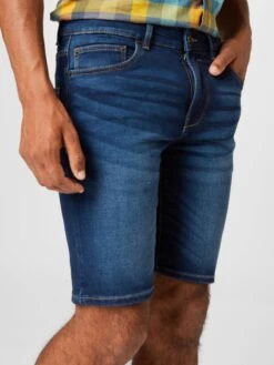 Solid Denim Shorts Regular Jeans Brent Heren Blauw -Herenkleding Winkel 8b0f32c8a30dc1effc5938a6d632b8d7