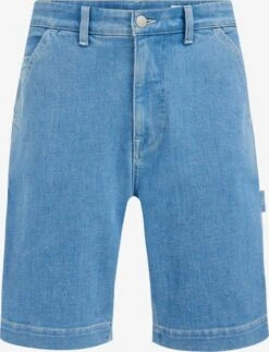 WE FASHION Denim Shorts Loosefit Jeans Heren Lichtblauw