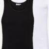 WEEKDAY Tanktops Shirt Heren Zwart / Wit -Herenkleding Winkel 8ee7eb349a6958f5827702e090faa296