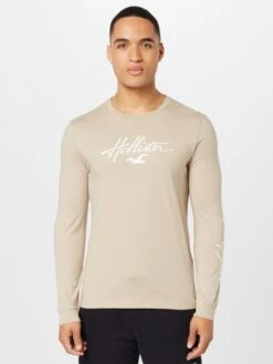 Hollister Longsleeves Shirt Heren Lichtbruin -Herenkleding Winkel 8f45b5f24c2fd9d81b00b6d4ba80e5e2