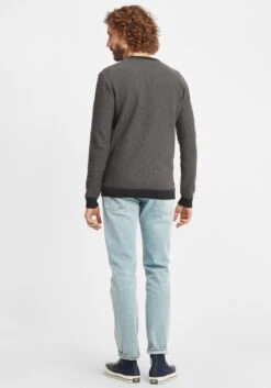 Solid Crewneck Truien Trui Dumon Heren Zwart -Herenkleding Winkel 90c93ae54bc0295c9bee838fde38944c