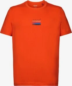 ESPRIT T-shirts Shirt Heren Oranje