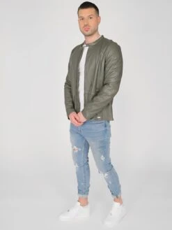 Maze Leren Jassen Tussenjas Heren Olijfgroen 14 Maze Leren Jassen Tussenjas Heren Olijfgroen -Herenkleding Winkel 9292eb4d782ff3ffb5a0d8d6156766db