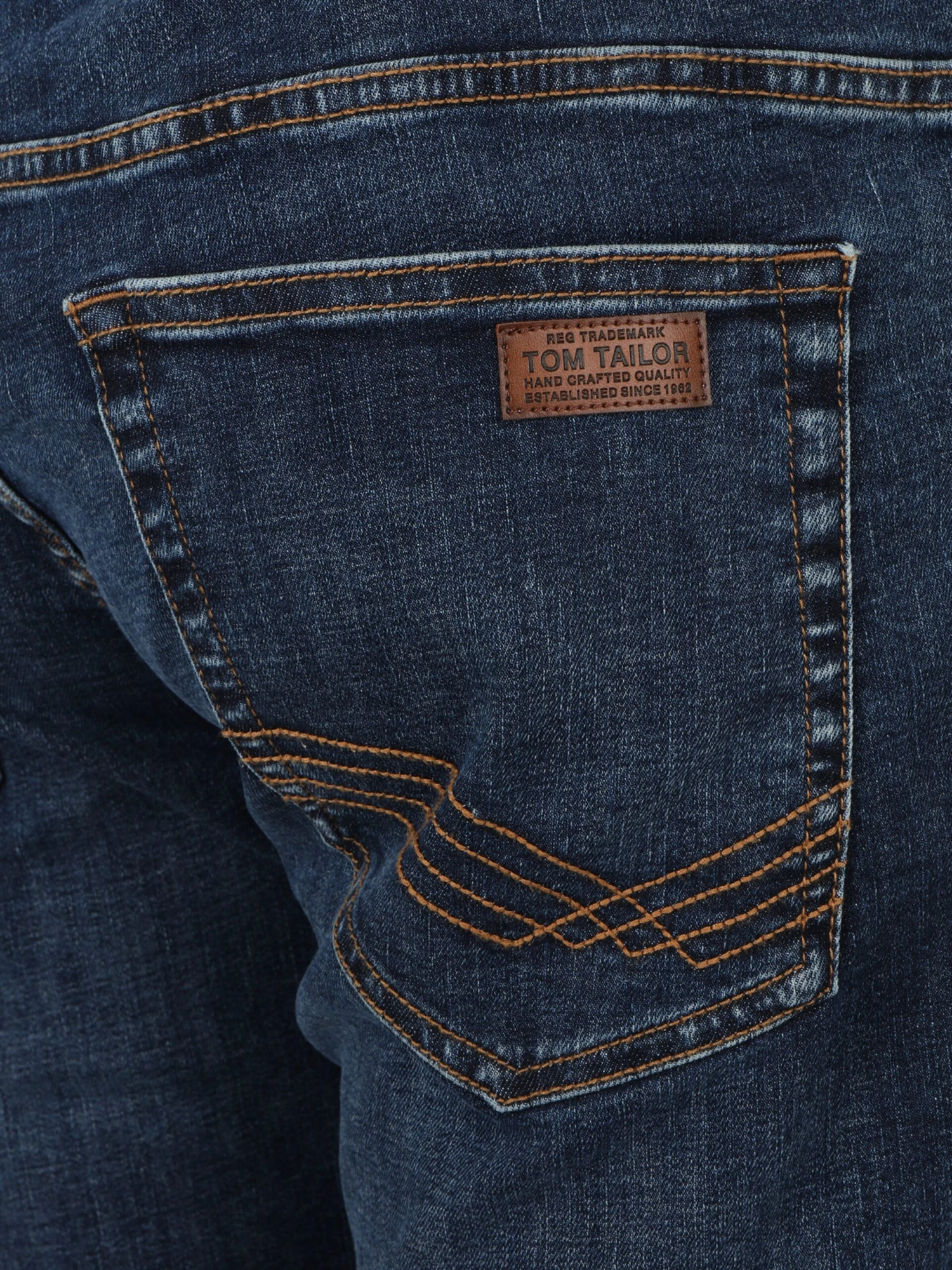 Denim Shorts Slimfit Jeans Heren Donkerblauw 5 Denim Shorts Slimfit Jeans Heren Donkerblauw - Afbeelding 3