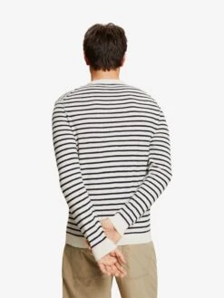 ESPRIT Crewneck Truien Trui Heren Wit -Herenkleding Winkel 9552378684b7643cf7e33c44005a0ffa