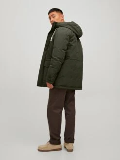 Jack & Jones Parkas Winterparka Mash Heren Donkergroen -Herenkleding Winkel 9633a0c6c7393640605ca5e9c9ea8905