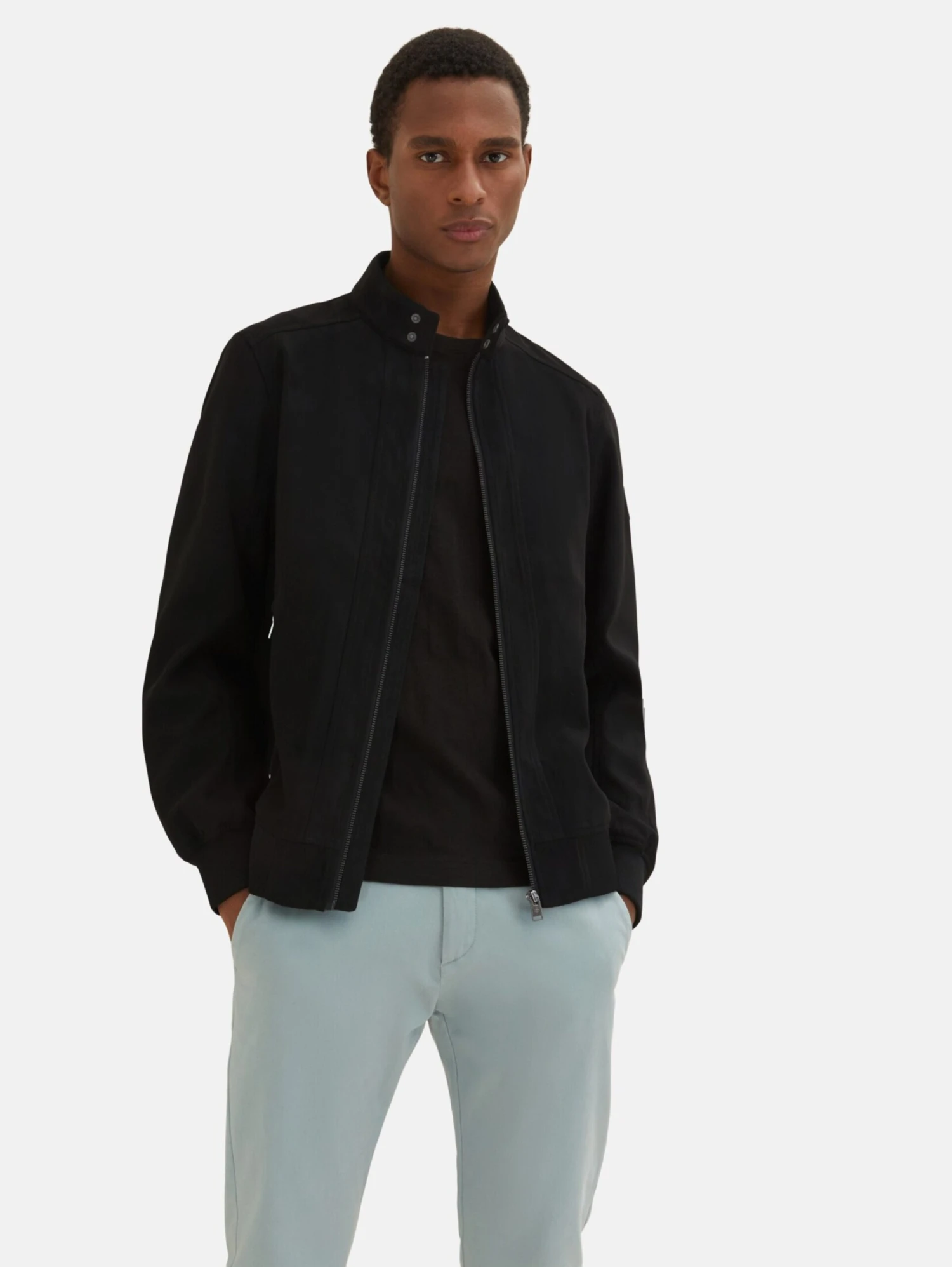 Tom Tailor Leren Jassen Tussenjas Heren Zwart 5 Tom Tailor Leren Jassen Tussenjas Heren Zwart - Afbeelding 3