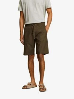 ESPRIT Shorts Regular Broek Heren Kaki -Herenkleding Winkel 974717e679c217a2702c75d121b52a64