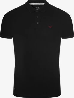 Threadbare Polos Shirt Regna Heren Zwart