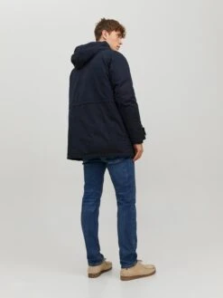 Jack & Jones Parkas Winterparka Mash Heren Navy -Herenkleding Winkel 9869d83ca356e6ac126b632a27b8bcec