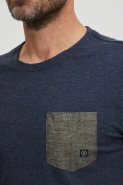 Longsleeves Shirt Danfo Heren Navy -Herenkleding Winkel 98895f8a292f4ed0453c023851b3b667