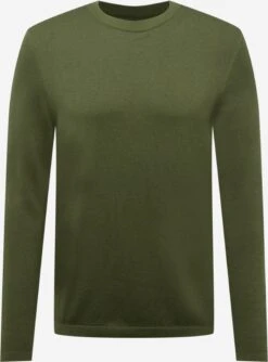 Marc O'Polo Crewneck Truien Trui Heren Olijfgroen