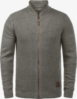 Solid Vesten Gebreid Vest Tristan Heren Grijs