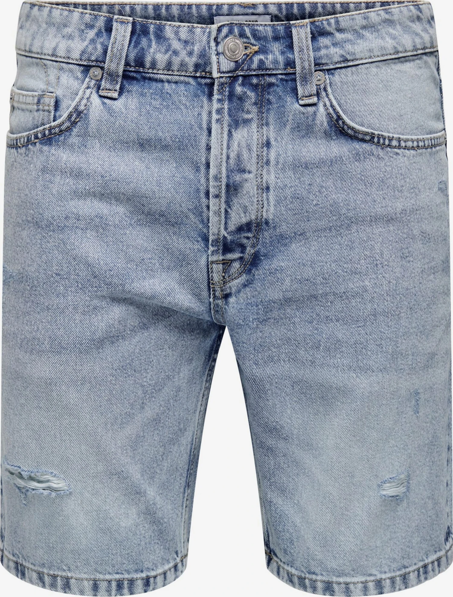Only & Sons Denim Shorts Regular Jeans Edge Heren Blauw 3 Only & Sons Denim Shorts Regular Jeans Edge Heren Blauw