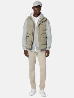 Bodywarmers Bodywarmer Heren Donkerbeige -Herenkleding Winkel 9a661ef369221e061a2eac596757ecd7