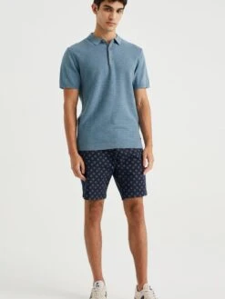 WE FASHION Chino Shorts Regular Chino Heren Donkerblauw -Herenkleding Winkel 9b386dc2a1cddab036d4e7acef9a9d89