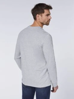 Longsleeves Shirt Heren Grijs -Herenkleding Winkel 9b64fc37fd5f59304de8877abecb5a88