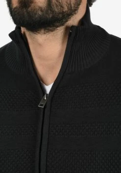 Solid Vesten Gebreid Vest Barama Heren Zwart -Herenkleding Winkel 9c84b5df454fed7b923e18637f9e4cf4