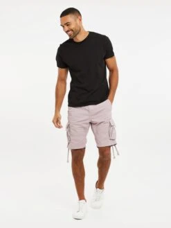 Threadbare Cargo Shorts Regular Cargobroek Manchester Heren Roze -Herenkleding Winkel a223a91e6042c79e3f834ea6b8617d47