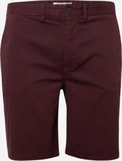 Chino Shorts Regular Chino Heren Bourgogne