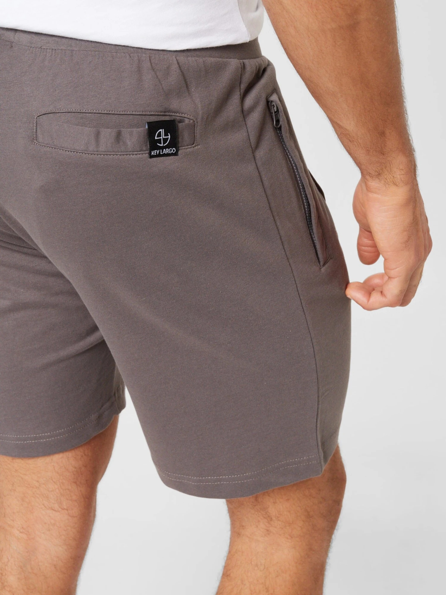 Key Largo Sweat Shorts Regular Broek MPA HEAT Heren Taupe 4 Key Largo Sweat Shorts Regular Broek MPA HEAT Heren Taupe - Afbeelding 2