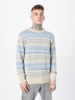 Scotch & Soda Crewneck Truien Trui Heren Crème / Hemelsblauw / Lichtblauw / Donkerblauw -Herenkleding Winkel a6cbe2106fc0d94fd9d1e3266f462520