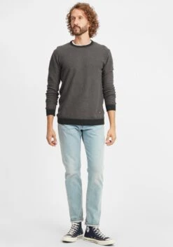 Solid Crewneck Truien Trui Dumon Heren Zwart -Herenkleding Winkel a7211d34d3c3b0de7dfbb068a512c28c