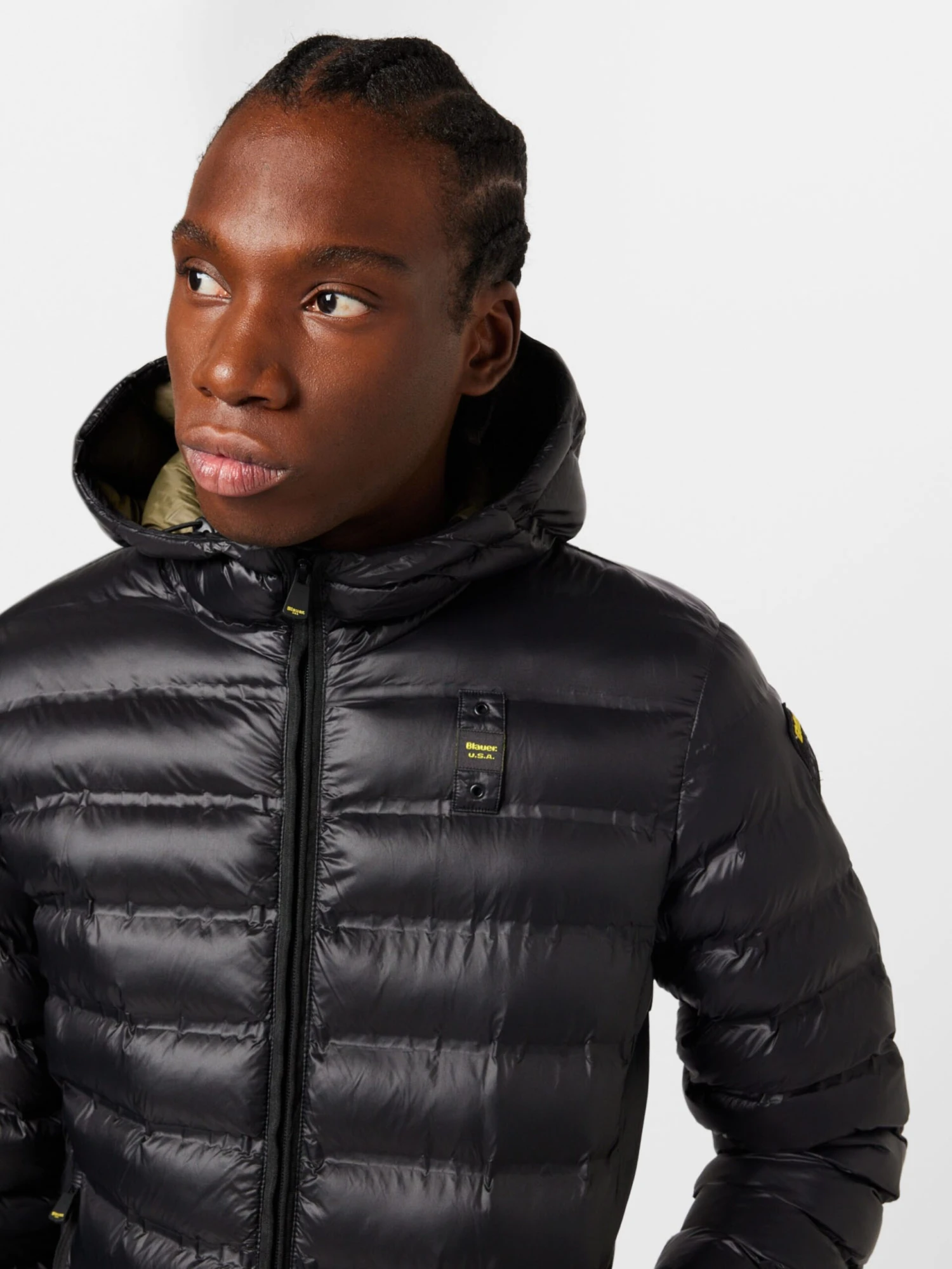 Winterjassen Winterjas Heren Zwart 4 Winterjassen Winterjas Heren Zwart - Afbeelding 2