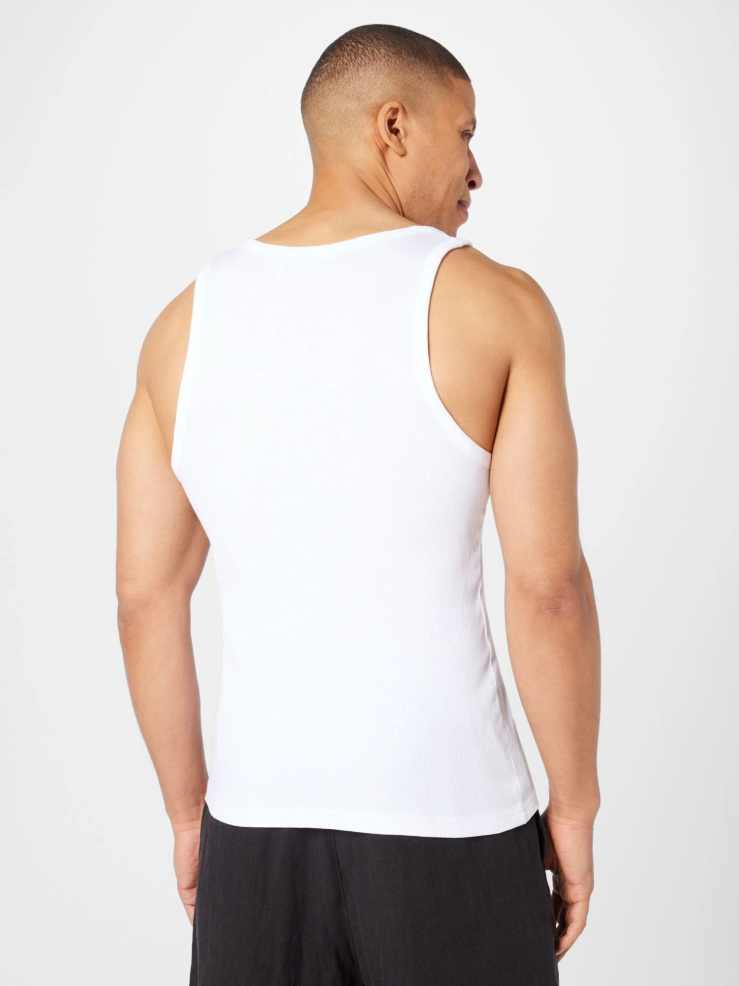 WEEKDAY Tanktops Shirt Heren Grijs / Wit 6 WEEKDAY Tanktops Shirt Heren Grijs / Wit - Afbeelding 4