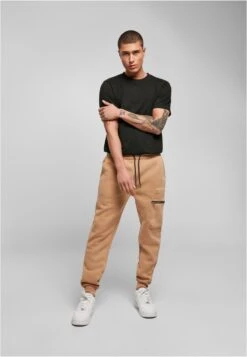 URBAN CLASSICS Sweatpants Tapered Broek Heren Sand -Herenkleding Winkel aaf3b00f23483d5d536de8d4757731f6