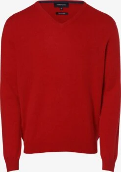 V-hals Truien Trui Heren Rood