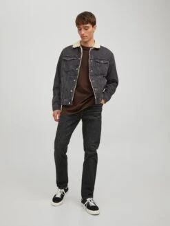Jack & Jones Spijkerjassen Tussenjas Jean Heren Donkergrijs -Herenkleding Winkel aedde31f5aa505f00c491a27557fbfdd