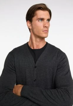 Vesten Gebreid Vest Heren Donkergrijs -Herenkleding Winkel b2a76741edc2240f314e2350ec3dcff3