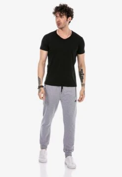 Sweatpants Regular Broek Blackburn Heren Grijs -Herenkleding Winkel b49c8986c365200e014cb3ddbb7e9b39