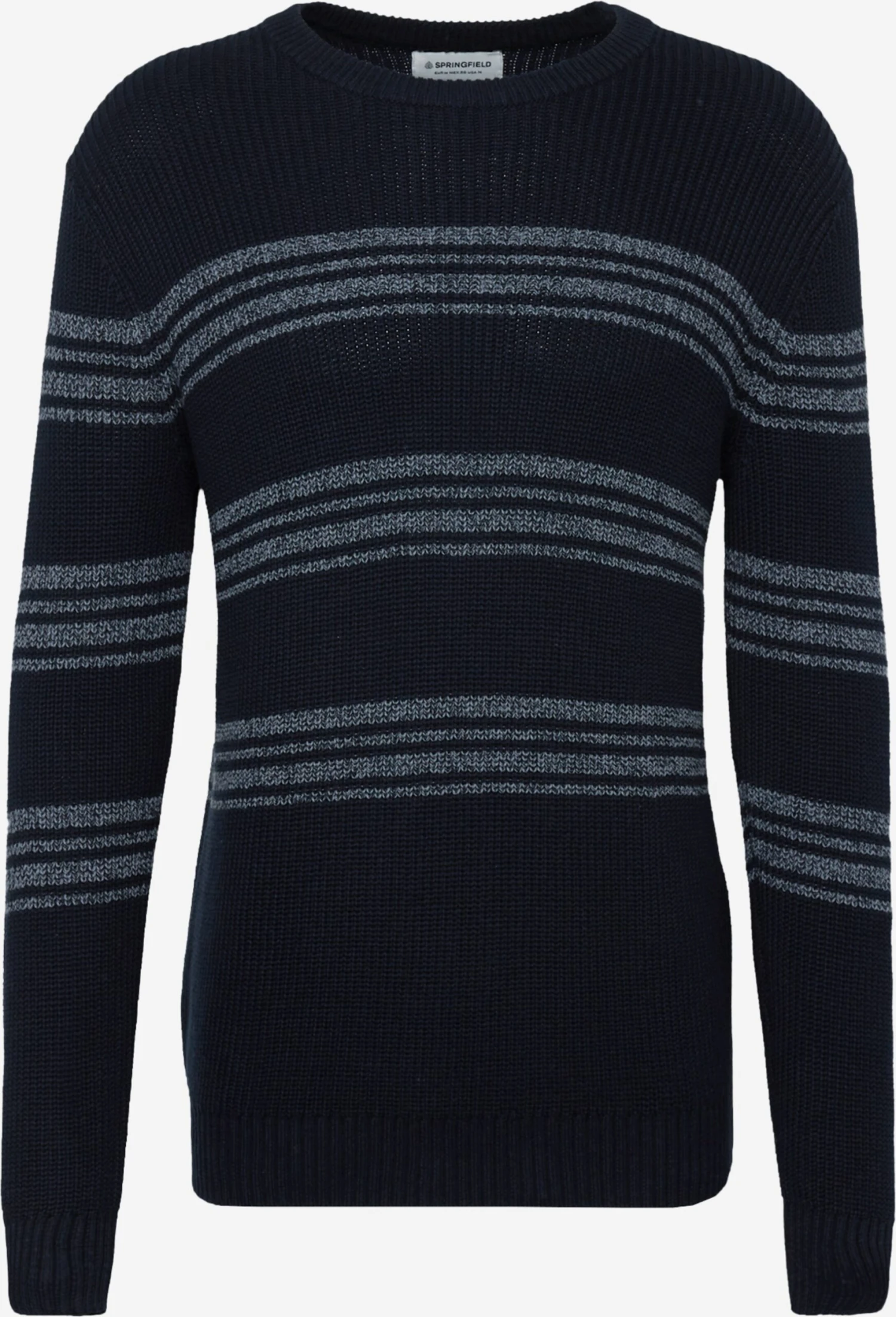 Springfield Crewneck Truien Trui Heren Navy / Duifblauw 3 Springfield Crewneck Truien Trui Heren Navy / Duifblauw