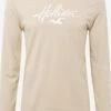 Hollister Longsleeves Shirt Heren Lichtbruin
