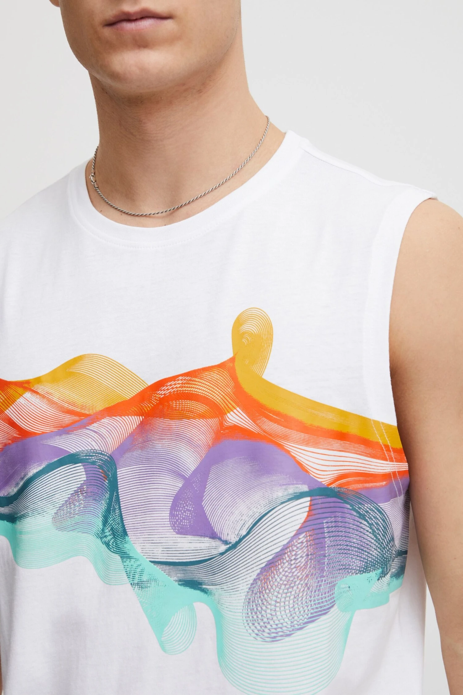 Solid Tanktops Shirt Sdpedros Heren Wit 6 Solid Tanktops Shirt Sdpedros Heren Wit - Afbeelding 4