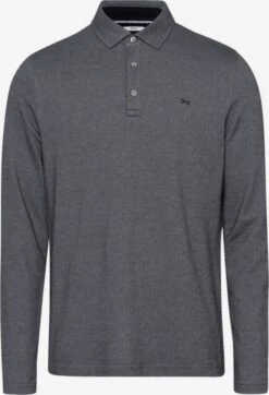 BRAX Longsleeves Shirt Prescot Heren Donkergrijs