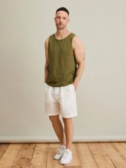 Tanktops Shirt Thore Heren Kaki -Herenkleding Winkel b9f198a9babc4794764c424479b64510