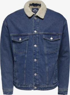 Only & Sons Spijkerjassen Tussenjas Rick Heren Blauw
