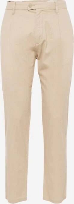 S.Oliver Pantalons Regular Bandplooibroek Heren Camel