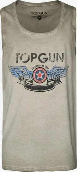 Top Gun Tanktops Shirt Flap Heren Groen