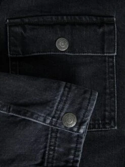 Jack & Jones Spijkerjassen Tussenjas Steel Heren Zwart -Herenkleding Winkel bebec1f814eecc3335da0c5b3afef0be