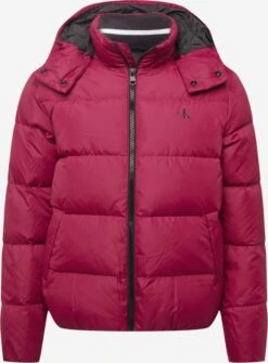 Calvin Klein Jeans Gewatteerde Jassen Winterjas Heren Framboos